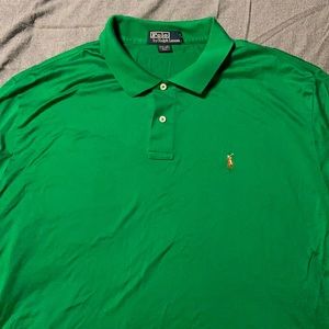 Green polo shirt. Size XXL